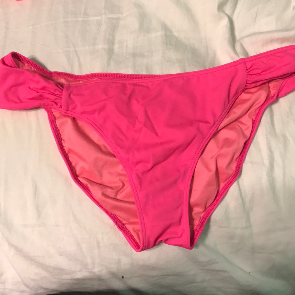 Pink bathing suit bottoms